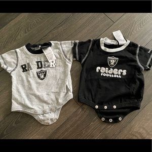 4 for $20 / 0-3 Mo Baby Raiders Onesies Outfits